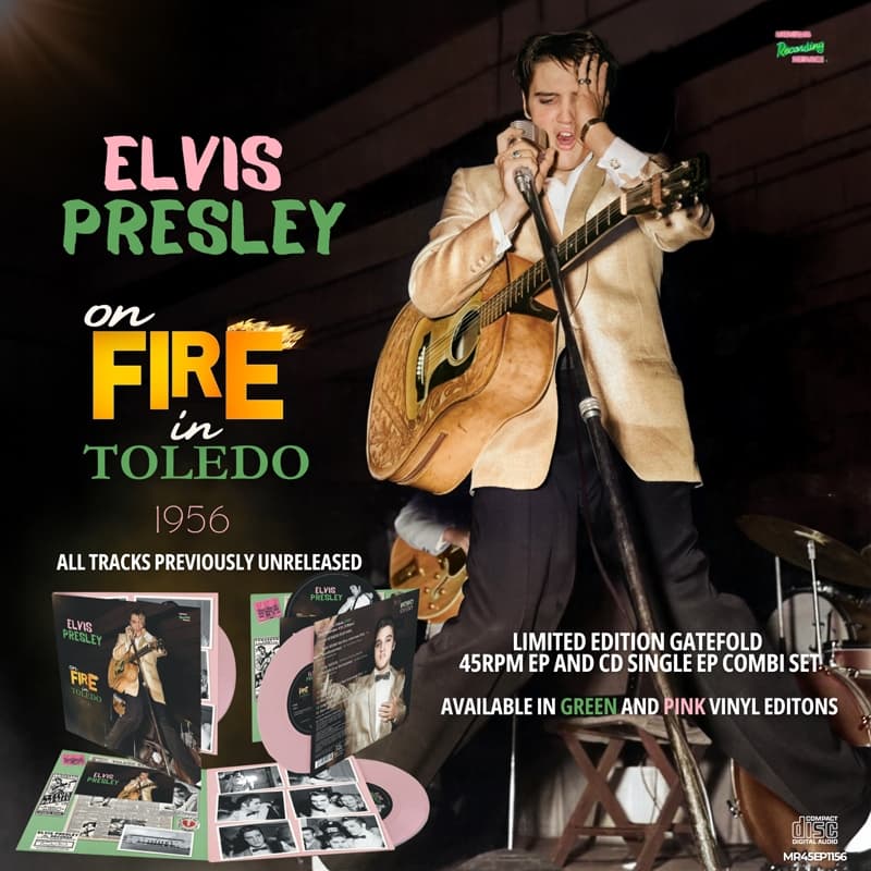 Elvis Presley - Elvis Presley On Fire In Toledo 1956 (2 LP) (Coloured Vinyl)