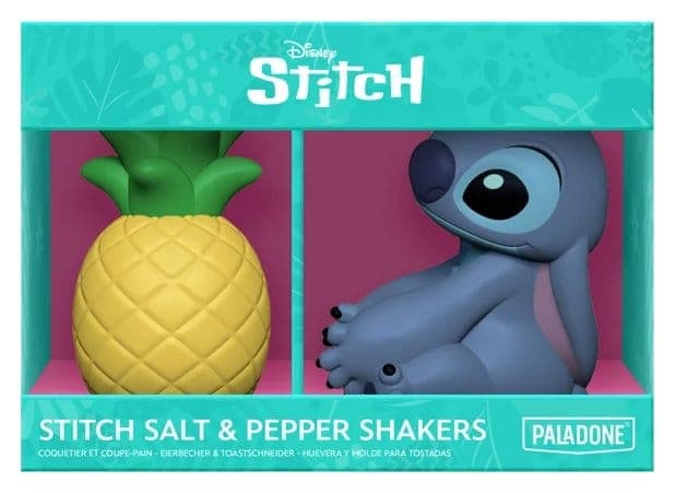 Stitch And Pineapple Salt And Pepper Shakers
