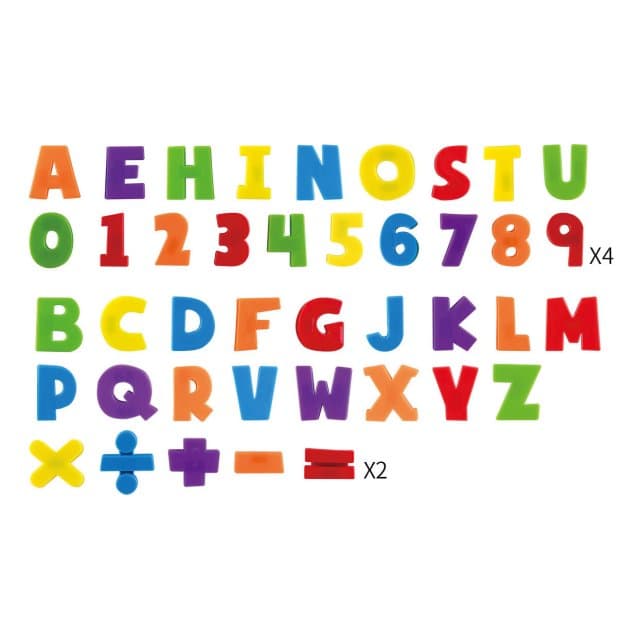Playgo Magneet Letters en Cijfers, 120dlg.