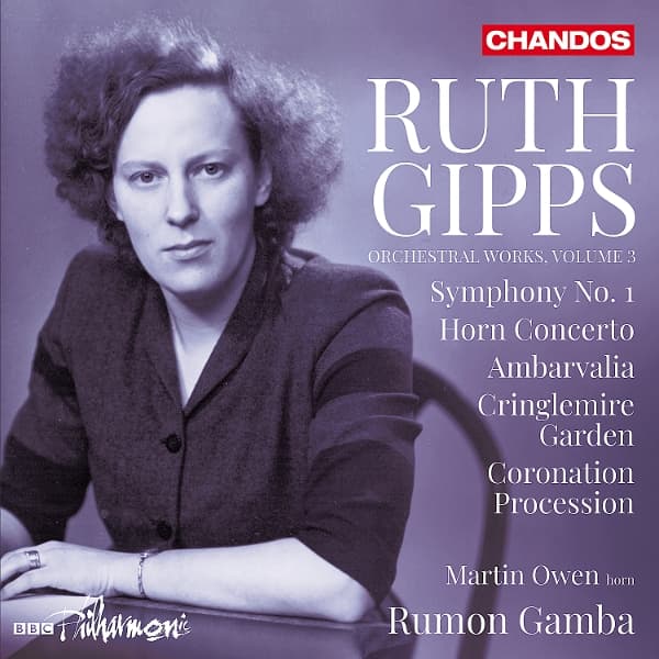 Martin Roscoe, BBC Philharmonic & Rumon Gamba - Gipps Orchestral Works Vol. 3 (CD)