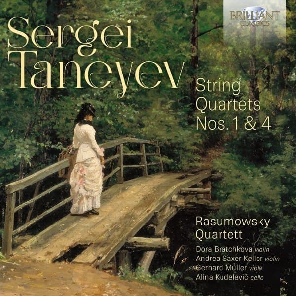 Rasumowsky Quartett & Dora Bratchkova - Taneyev: String Quartets Nos. 1 & 4 (CD)