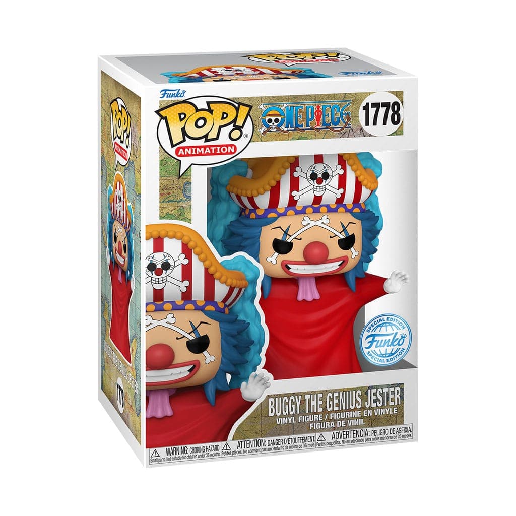 One Piece Pop! Movies Vinyl Figure Buggy (post Time-skip) Exclusive 9 Cm