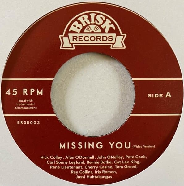Ray Collins And Friends - Missing You (7" Single)
