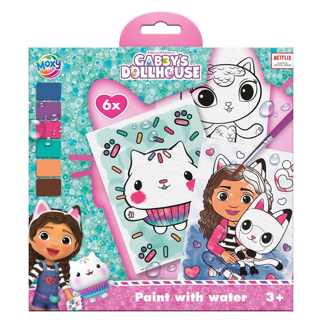Schilderen met Water Gabby's Poppenhuis, 7dlg.