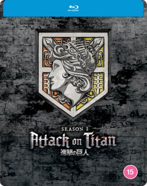 Attack On Titan Season 3 Limited Edition Steelbook Blu-ray (Import)