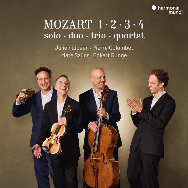 Julien Libeer, Pierre Colombet & Eckart Runge - Mozart: 1.2.3.4 (CD)