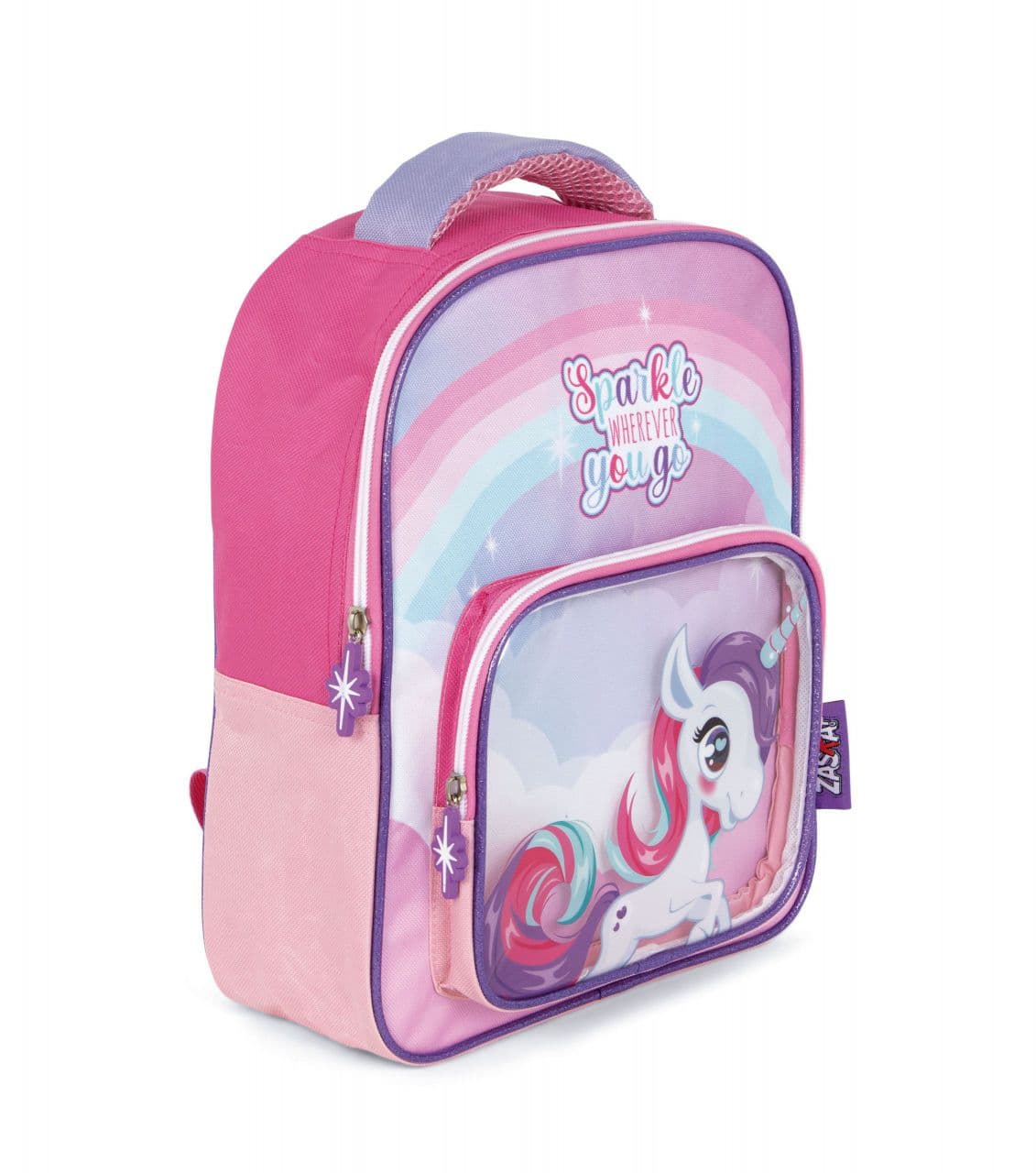 Unicorn rugzak met transparant vak