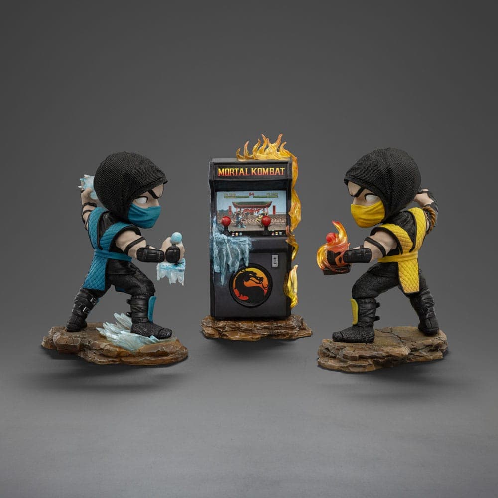 Iron Studios & Minico Mortal Kombat - Scorpion Vs Sub-zero Arcade Set Minico Figures