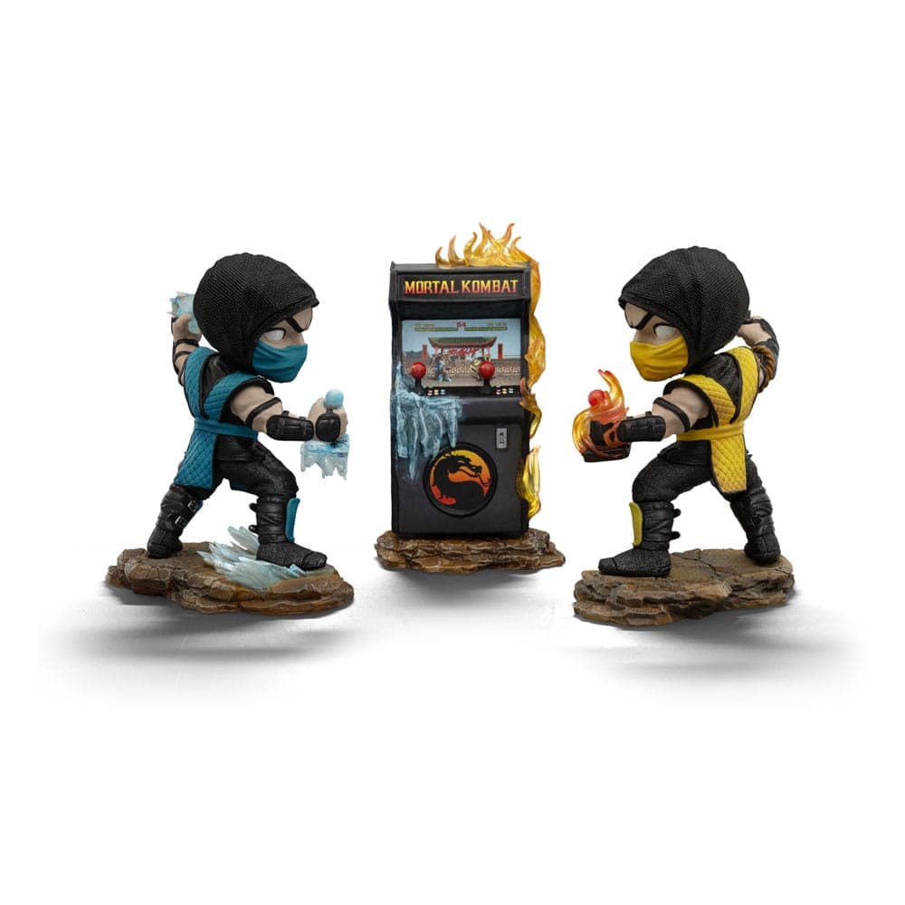 Iron Studios & Minico Mortal Kombat - Scorpion Vs Sub-zero Arcade Set Minico Figures