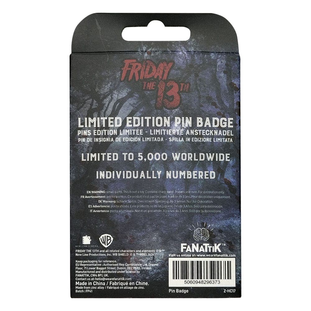 Friday 13th Pin Badge Set