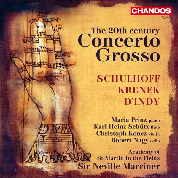 Academy Of St. Martin In The Fields, Sir Neville Marriner - Schulhoff | Krenek | D'Indy: 20th Century Concerto Grosso (CD)
