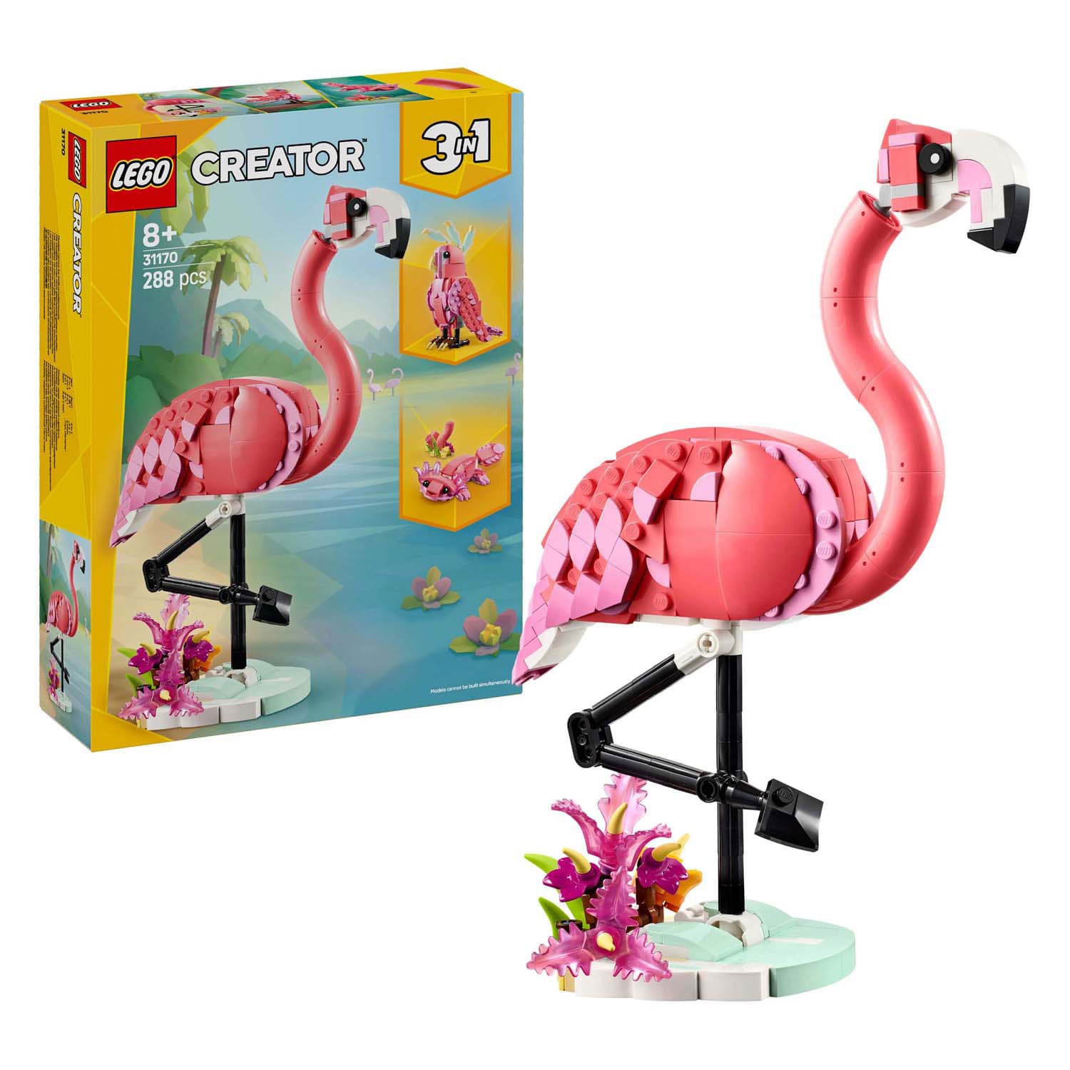 LEGO Creator 31170 Wilde dieren Roze Flamingo