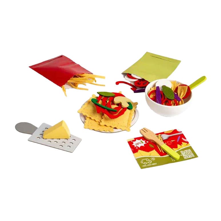 Bigjigs Pasta voor Twee Speelset, 64dlg.