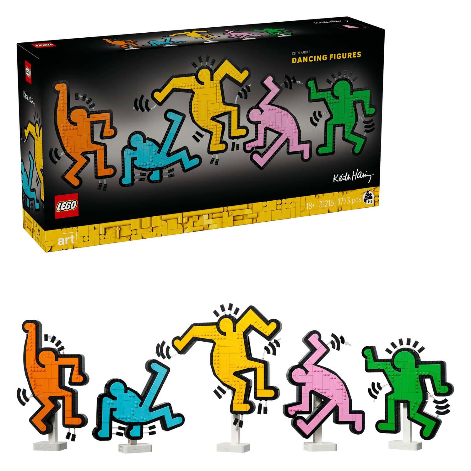 LEGO Art 31216 Keith Haring Dansende Figuren