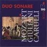 Duo Sonare - Duo Sonare On Historical Guitars (Mozart, Giuliani, Carulli) (CD)