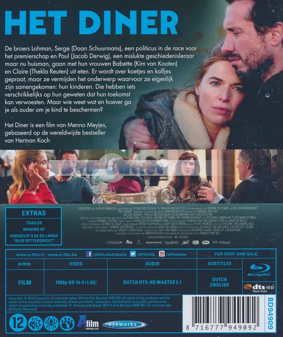 Het diner (Blu-ray)
