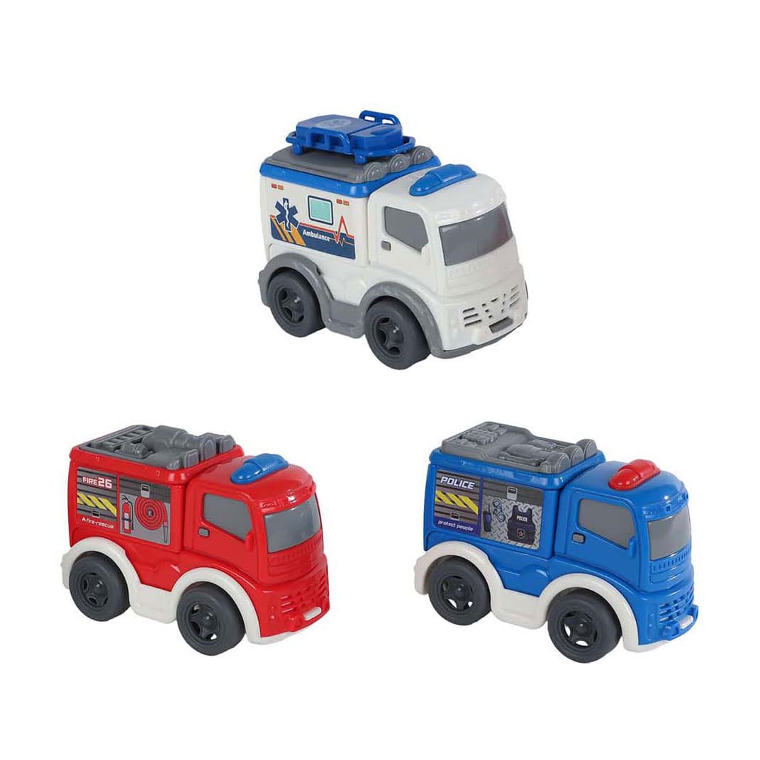 Mini Club Hulpdienst Voertuig Free Wheel, 8cm