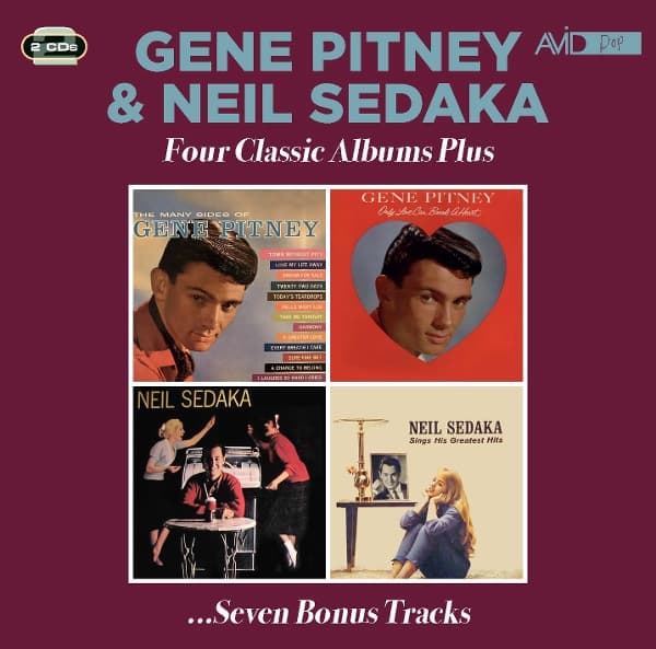 Gene Pitney & Neil Sedaka - Four Classic Albums Plus (2 CD)
