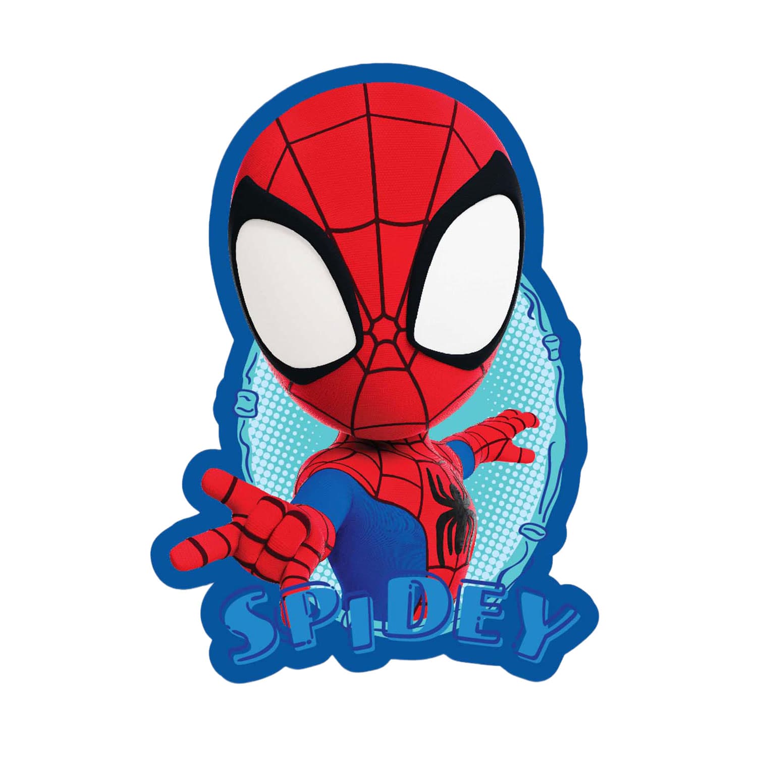 Spidey Shaped Kussen, 33cm