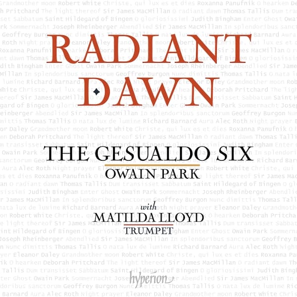 The Gesualdo Six & Owain Park - Radiant Dawn (CD)