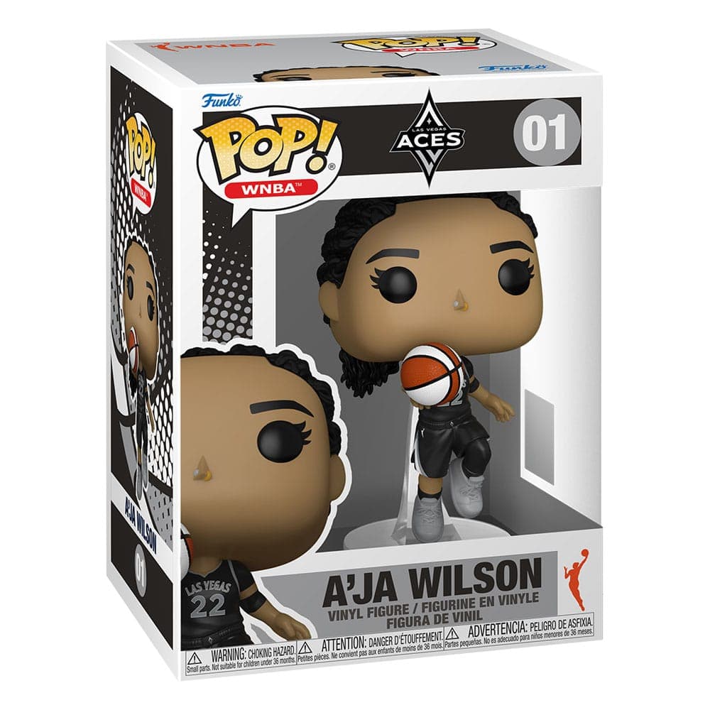 Basketball: Funko Pop! - WNBA - Aces - A\'ja Wilson (Vinyl Figure 01)