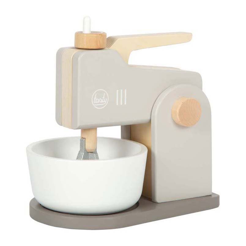 Small Foot - Houten Mixer Speelset Grijs "Tasty"