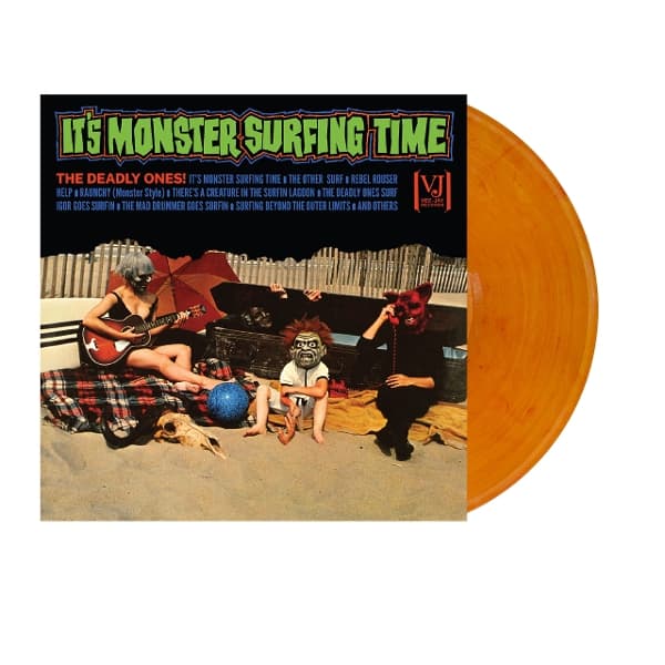 Deadly Ones - It's Monster Surfing Time (LP) (Coloured Vinyl) (Coloured Vinyl) (Limited Edition)