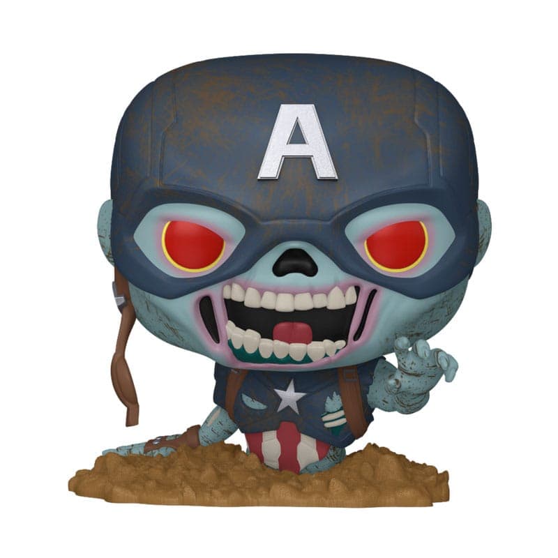 Marvel: Funko Pop! - Zombies - Zombie Captain America (Vinyl Figure 1554)