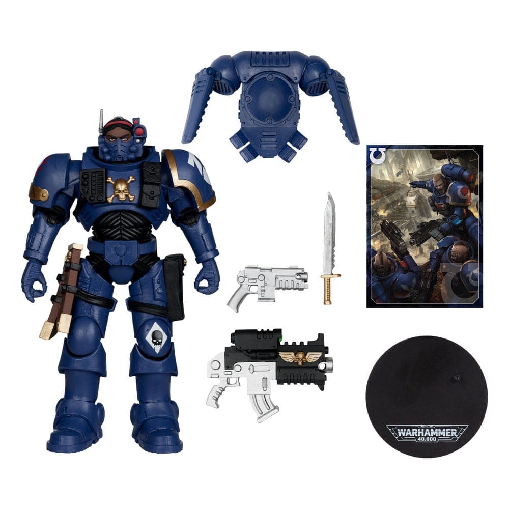 Mcfarlane Toys - Warhammer 40,000 Lieutenant In Phobos Armour (ultramarines)