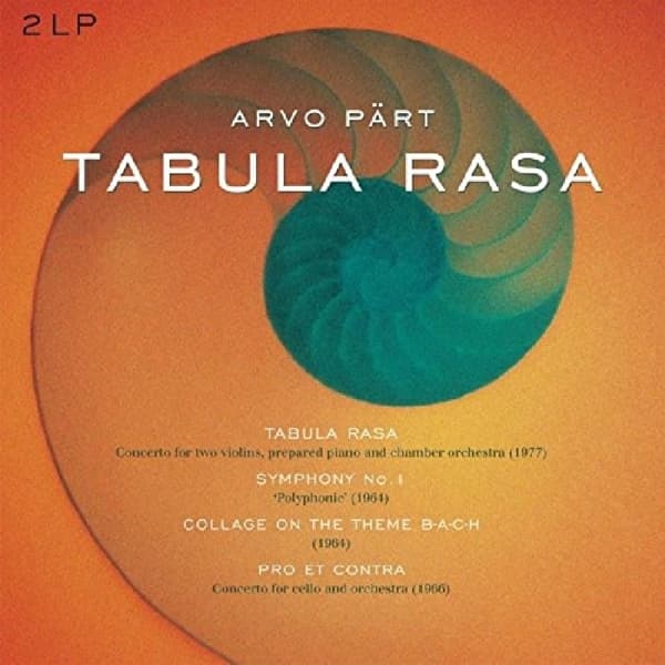 Congres Orchestra, Paolo Gatto - Arvo Pärt: Tabula Rasa (2 LP)
