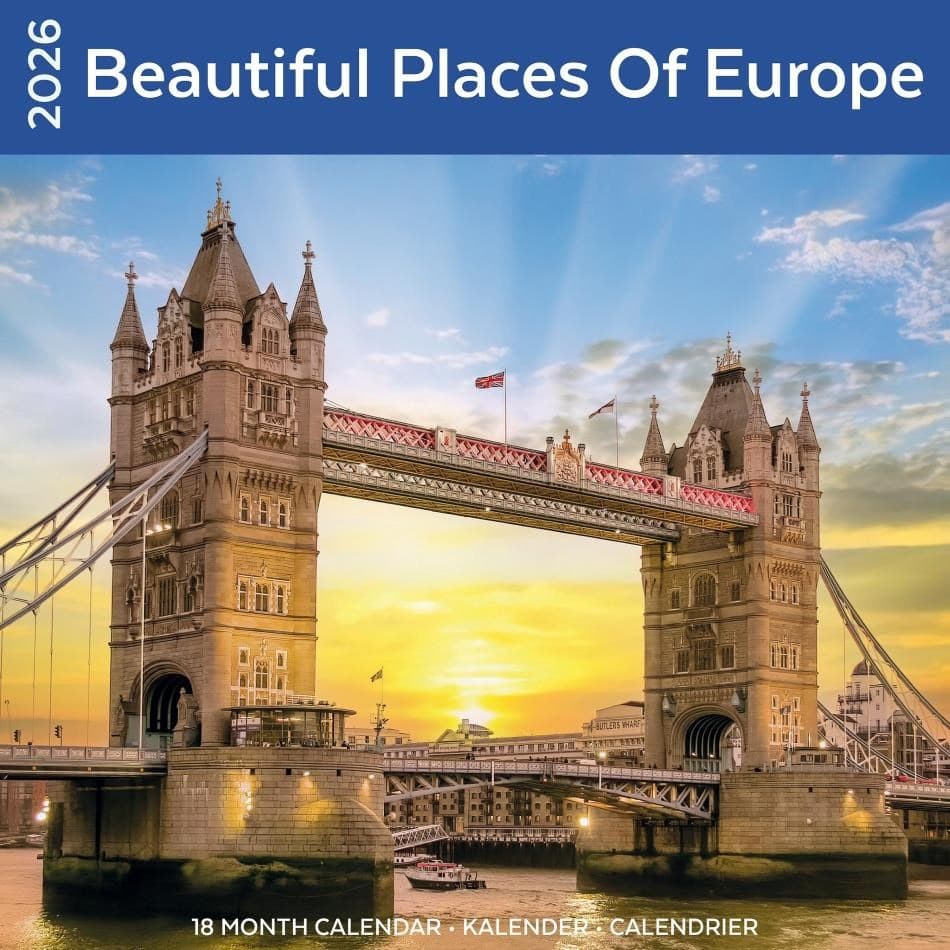 Kalender 2026 - Beautiful Places Of Europe