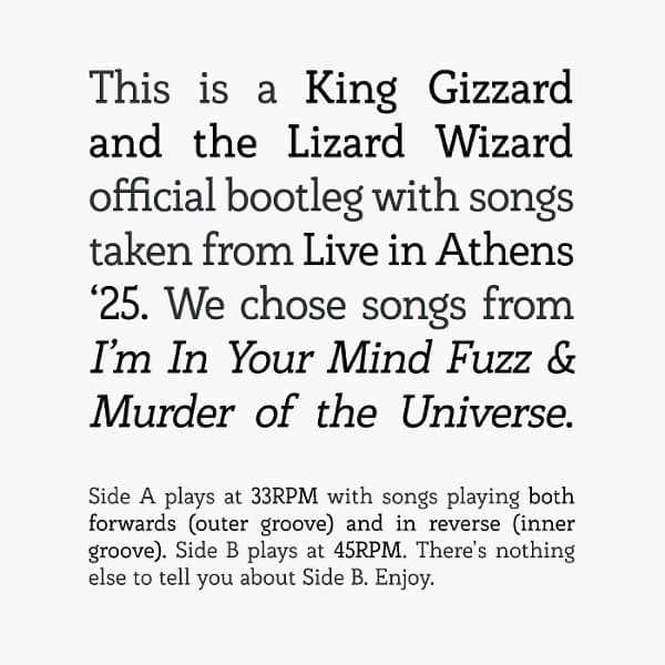 King Gizzard & The Lizard Wizard - Songs From I'm In Your Mind Fuzz & Murder Of The Universe (LP)