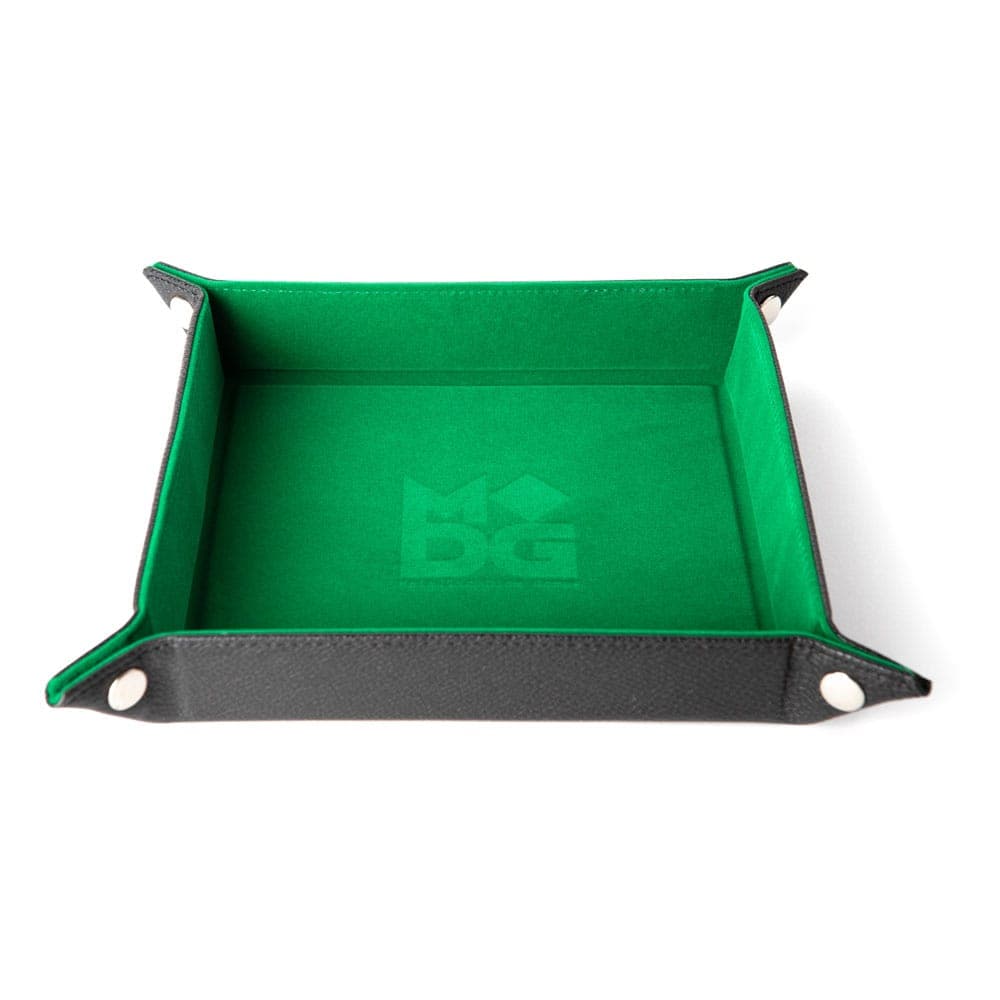 FanRoll Folding Dice Tray Velvet Green