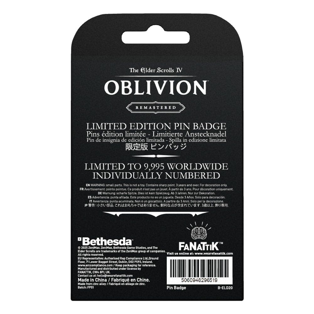 The Elder Scrolls IV: Oblivion Pin Badge Adoring Fan