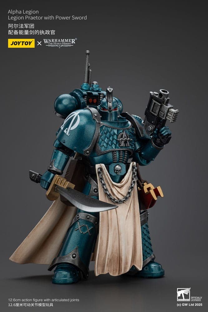 Warhammer The Horus Heresy Action Figure Alpha Legion Praetor with Power Sword 20 cm