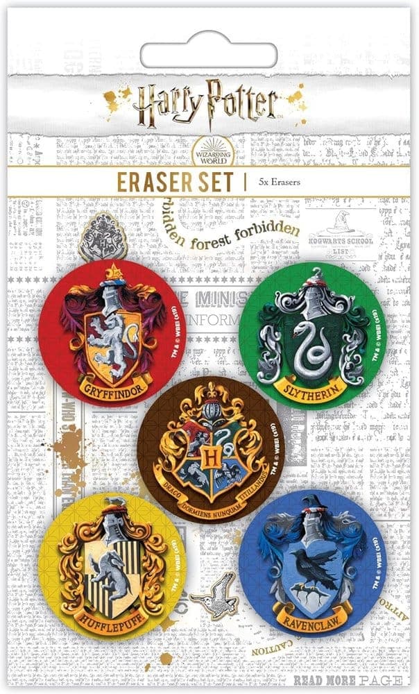 Harry Potter - Colourful Crest - Eraser