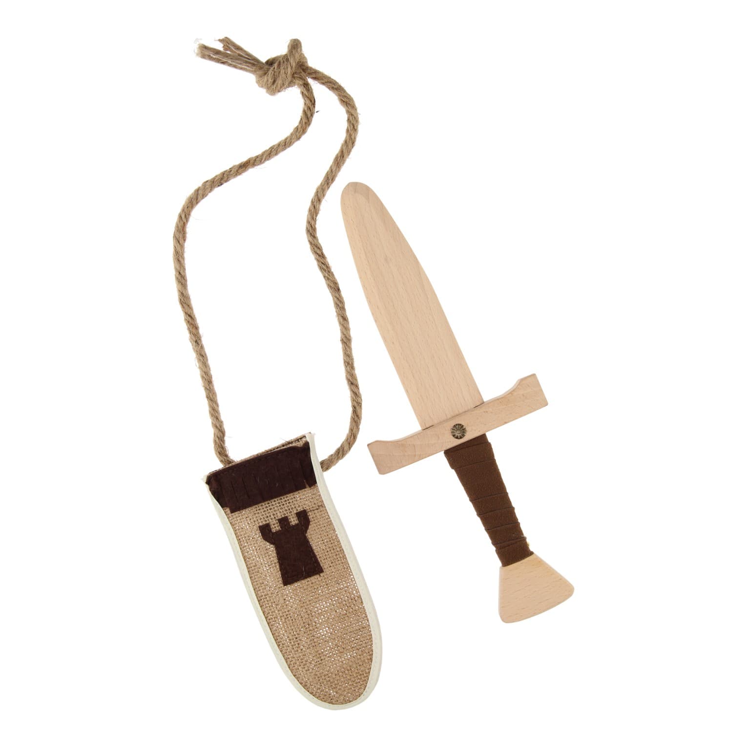 Houten Dolk Luxe met Schede