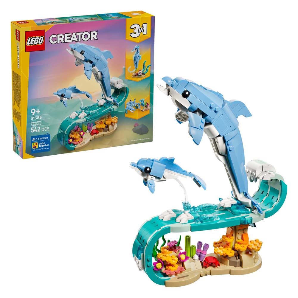 LEGO Creator 31385 Zeedieren: prachtige dolfijnen