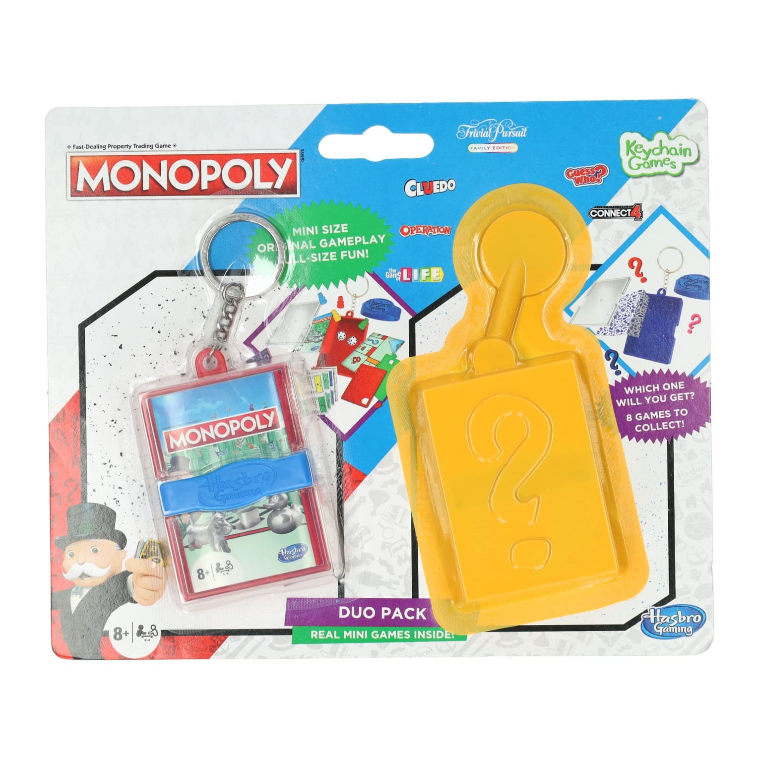 Hasbro Mini Game Sleutelhanger Monopoly