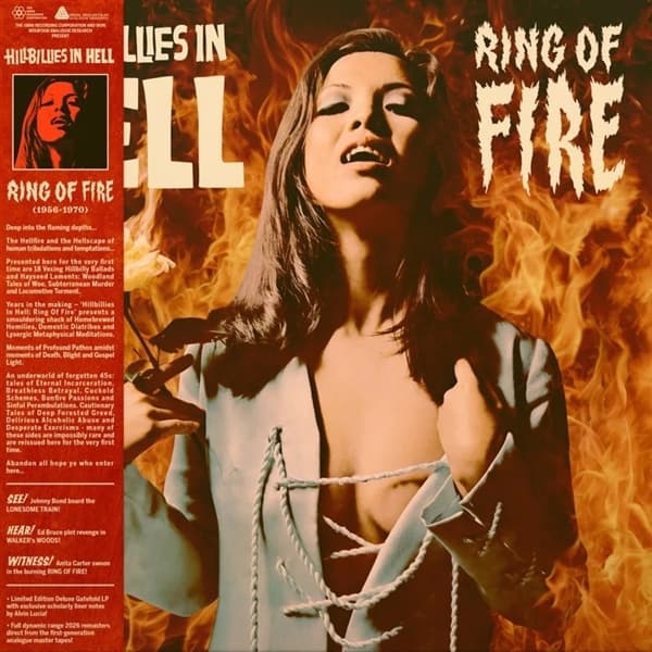 Various Artists - Hillbillies In Hell: Ring Of Fire (LP) (Coloured Vinyl)