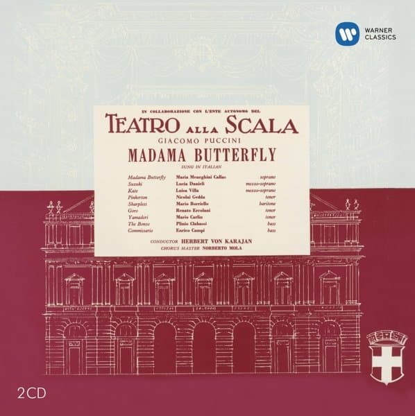 Maria Callas, Enrico Campi, Herbert Von Karajan, Norberto Mola, Teatro Alla Scala - Puccini: Madama Butterfly (2 CD)