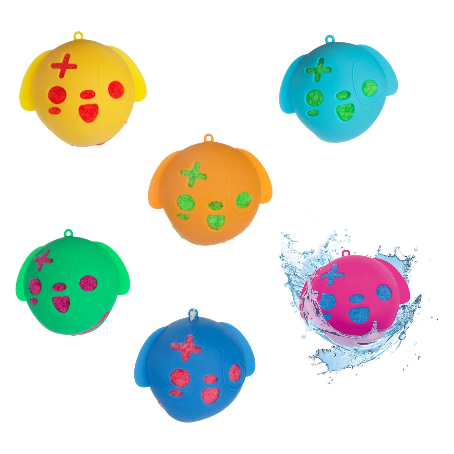 Splash Super Splashbal Herbruikbare Waterballonnen - 6st.