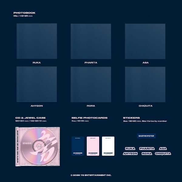 Babymonster - [춤 (Choom)] (CD) (Jewel Sleeve - Chiquita edition)