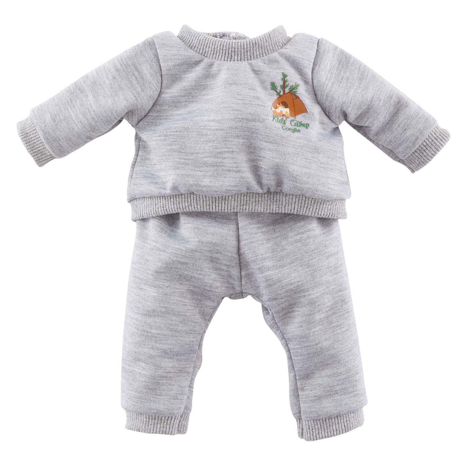 Corolle Grijs Joggingpak Kleine Ontdekker - 30cm