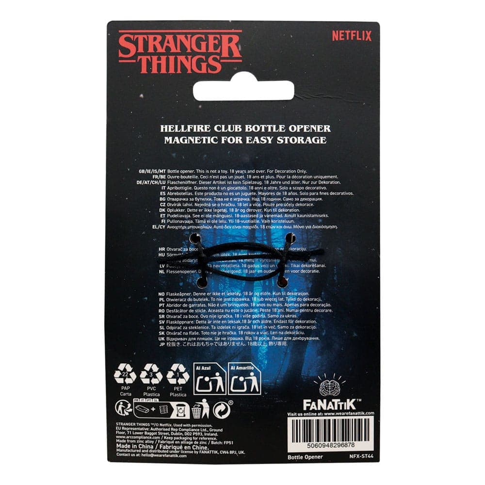 Stranger Things: Fanattik - Hellfire Club (Bottle Opener / Apribottiglia)