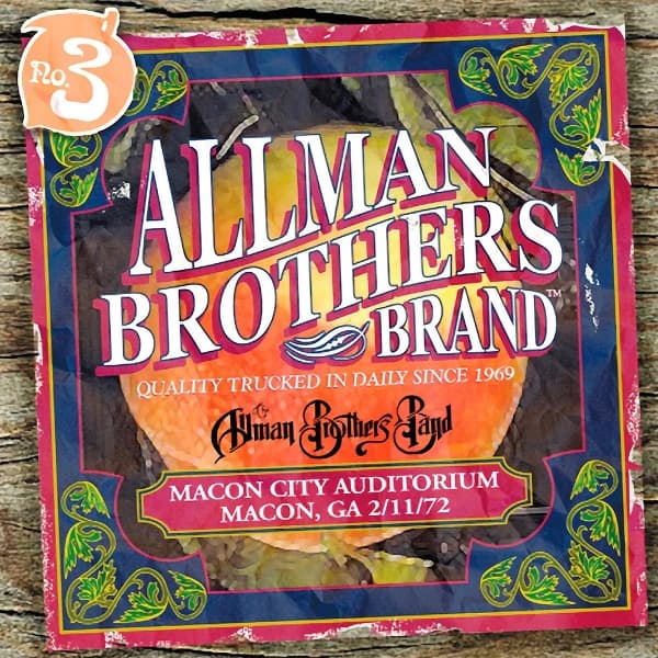 Allman Brothers Band - No.3: Macon City Auditorium Macon, Ga 2/11/72 (2 CD)