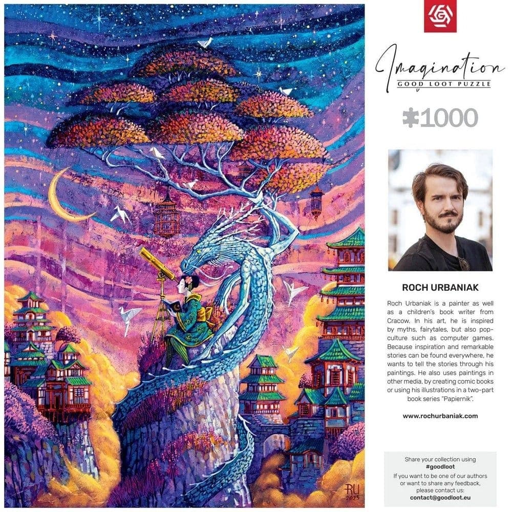 Imagination Series Puzzle Roch Urbaniak Sakura i Ryu (1000 pieces)