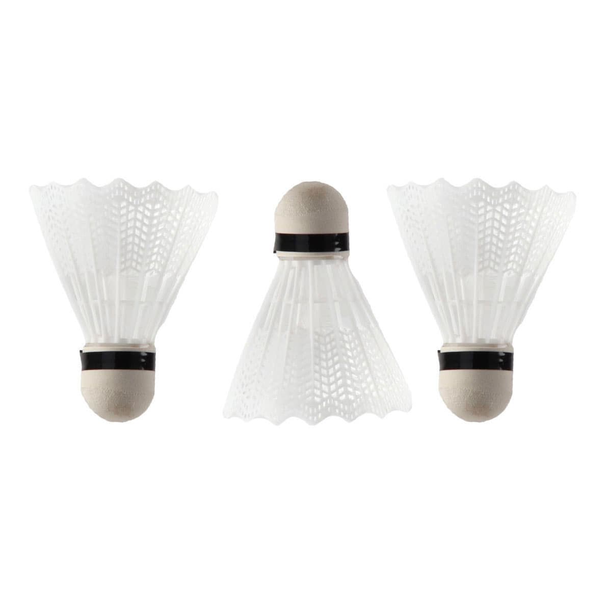 Playfun Badminton Shuttles Wit - 3st.