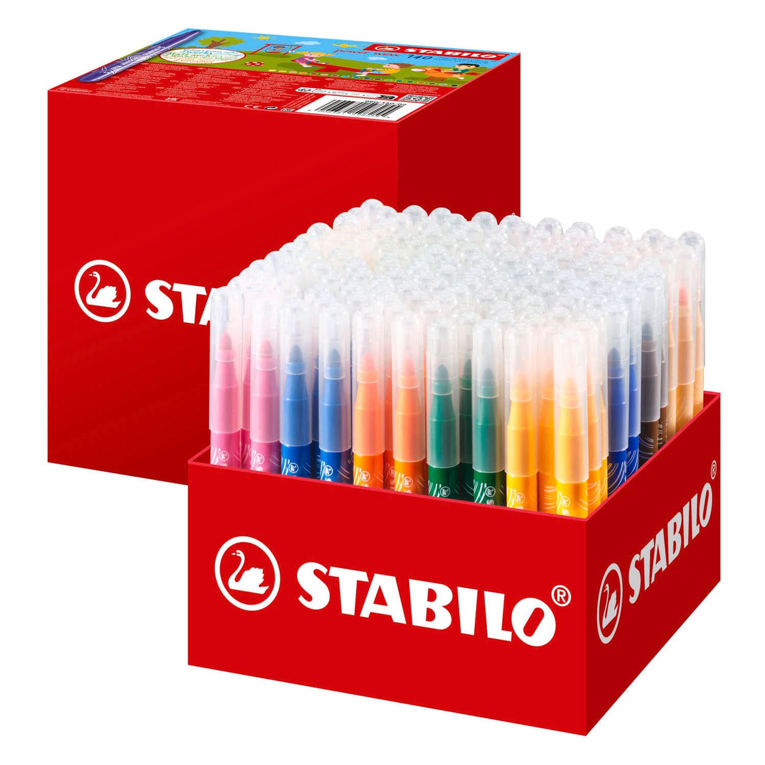 STABILO power max Viltstiften XL - 140dlg.
