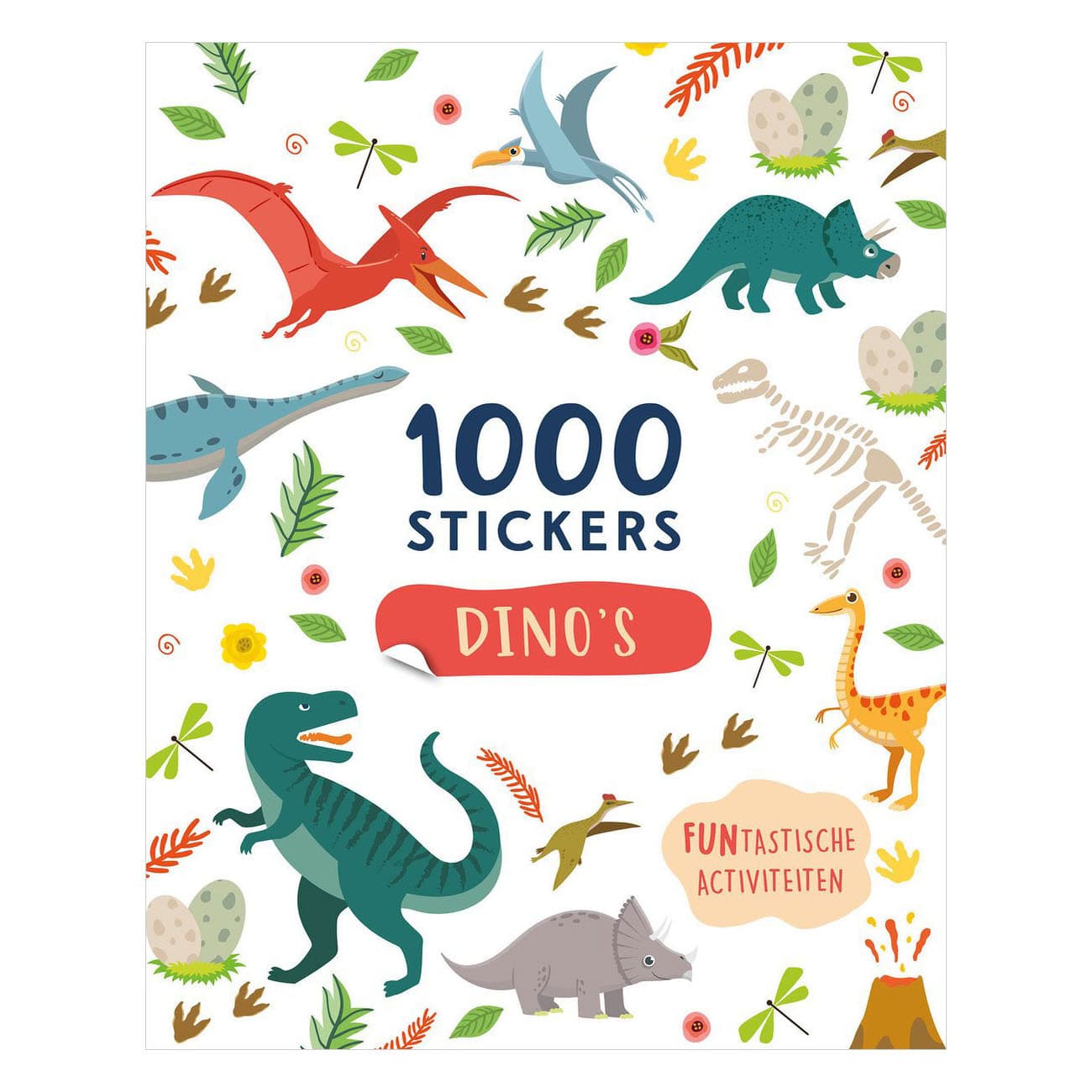 Doeboek Dino\'s - 1000 Stickers